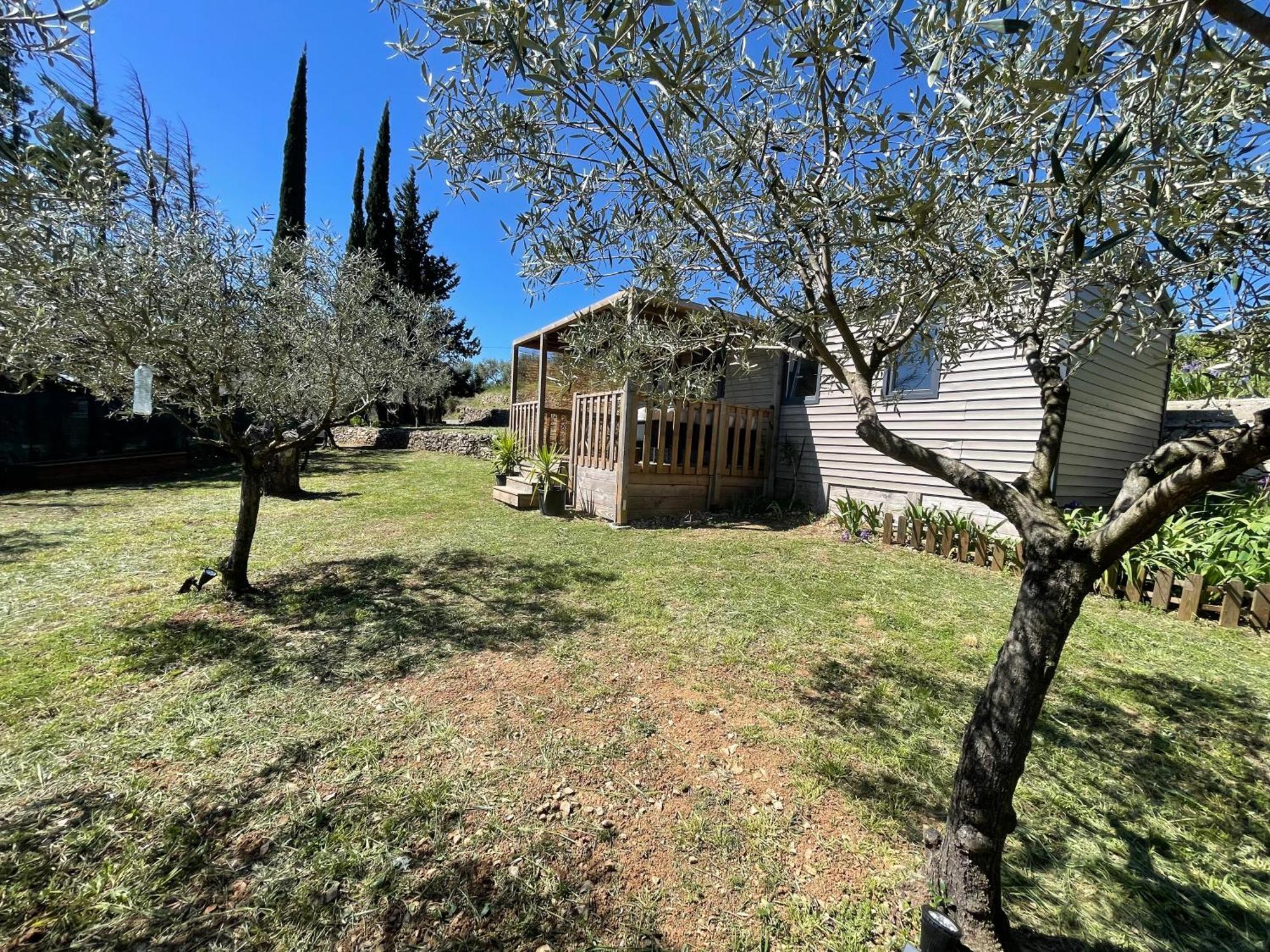Mobil-Home En Pleine Nature A 3 Mins Du Lac Du Salagou Avec Vue Panoramique Lacoste  ภายนอก รูปภาพ
